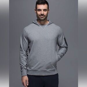 Lululemon Men’s Revival Hoodie Heathered Medium Grey Size XL